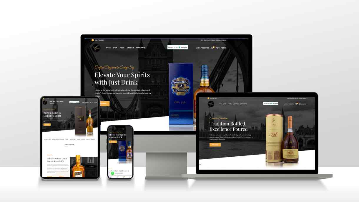 Justdrinks Website